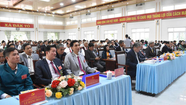 KHAI MẠC ĐẠI HỘI ĐẠI BIỂU ĐẢNG BỘ XÃ ĐĂK TÔ LẦN THỨ I, NHIỆM KỲ 2025 - 2030
