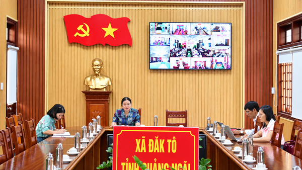 Đăk Tô tham dự họp trực tuyến tháo gỡ vướng mắc, thúc đẩy giải ngân vốn Chương trình mục tiêu quốc gia